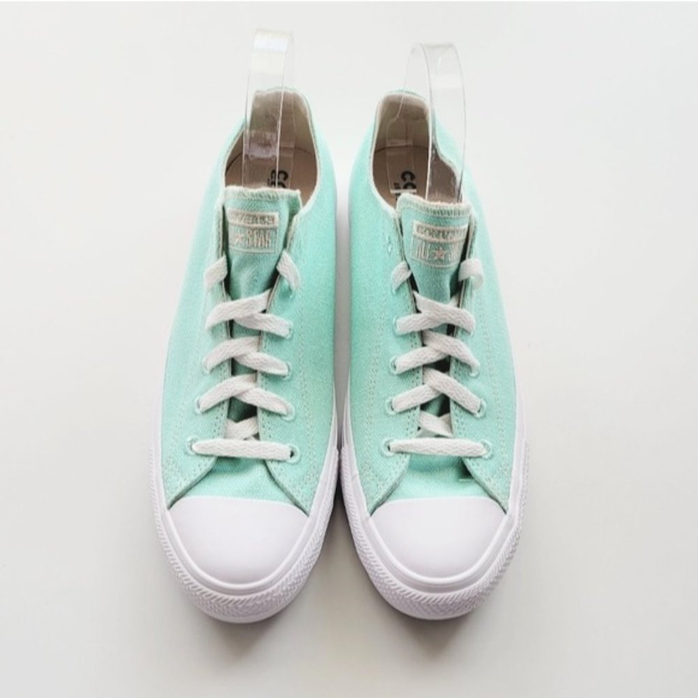 Converse CTAS OX Ocean Mint Natural White Women's 13 - Picture 3 of 6